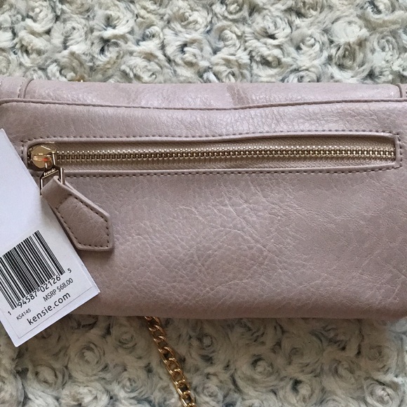 Crossbody clutch handbag by Kensie. Gold Chain for added detail. - Picture 13 of 16